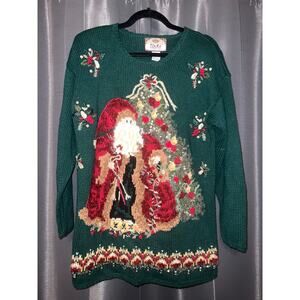 Ugly Christmas Sweater Xmas Size Small Vintage